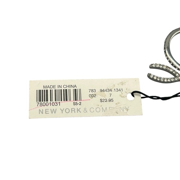 NEW YORK & COMPANY WISHBONE RING – STYLISH & ELEGANT DESIGN WOMENS SIZE 7 - Picture 4 of 5